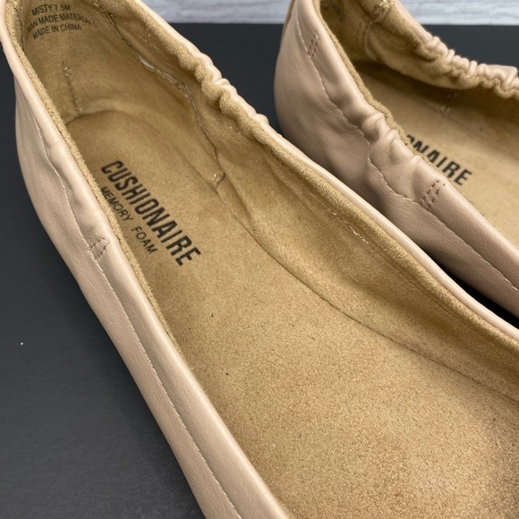 Cushionaire Memory Foam Women’s Shoes Flats Size US 7.5 New Taupe Tan NEW - Picture 3 of 9